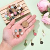 40Pcs 10 40Pcs 10 Style Alloy Enamel Pendant Decorations HJEW-YW00187-4