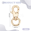 14Pcs Alloy Swivel Lobster Claw Clasps FIND-ME0002-61-2