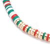 Handmade Polymer Clay Heishi Beads Jewelry Sets SJEW-JS01136-01-5