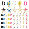 40 Pcs 10 Style Rack Plating Alloy Charms FIND-PH0004-09-1
