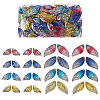 64Pcs 32 Styles Epoxy Resin Pendants FIND-CD0001-43-2