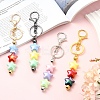 10Pcs Alloy Bar Beadable Keychain for Jewelry Making DIY Crafts KEYC-YW0001-28B-4