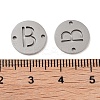 Non-Tarnish 201 Stainless Steel Hollow Flat Round Links FIND-R149-03B-P-3