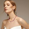 2 Strands Frosted Natural Rhodochrosite Round Bead Strands G-NB0003-47-6