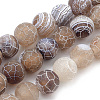 Natural Weathered Agate Beads Strands G-S259-05G-10mm-1