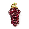 Natural Garnet Round Cluster Pendants LS-G-D094-07G-1
