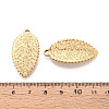 304 Stainless Steel Leaf Pendants STAS-T069-40G-3