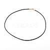 Leather Cord Necklace Making MAK-L018-06A-01-1