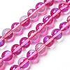 Synthetic Moonstone Beads Strands G-F143-8mm-11-1