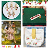 32Pcs 16 Styles Christmas Theme Alloy Enamel Pendants ENAM-TA0001-64-9