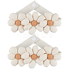 Fibre Flower Curtain Tiebacks AJEW-WH20022-50A-01-1
