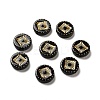 Opaque Plating Acrylic Beads X-OACR-L013-031A-3
