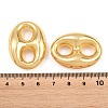 Brass Oval Links Connector Charms KK-H292-47G-02-3