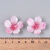 Flower Acrylic Bead Caps SACR-T017-51C-4