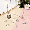 Tibetan Style Alloy Puppy Pendants TIBEP-SC0001-66AS-5