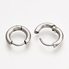 201 Stainless Steel Huggie Hoop Earrings EJEW-T005-JN155-8-2