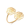 304 Stainless Steel Open Rings for Women LS-RJEW-S240-02G-1
