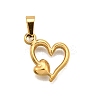 304 Stainless Steel Pendants STAS-B086-05G-1