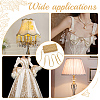 Polyester Braided Lace Trim Ribbon for Curtain Sofa Decoration OCOR-WH0105-013B-01-6