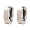 316 Surgical Stainless Hoop Earrings EJEW-C160-13AS-2