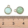 Natural Chrysoprase Pendants G-K372-03G-06-3
