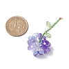 Resin Flower Pendants PALLOY-TA00251-03-2