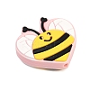 Bees Silicone Beads SIL-V002-07A-2