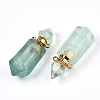 Faceted Natural Fluorite Pendants G-T131-15F-3