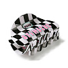 Tartan Pattern PVC Claw Hair Clips LS-PHAR-M013-02F-2