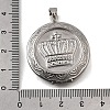 316 Stainless Steel Locket Pendants STAS-C123-04B-P-3