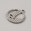 Ocean Theme Alloy Enamel Pendants ENAM-CJC0022-14E-AS-2
