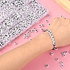1200Pcs 27 Style White Acrylic Beads FIND-YW0001-15-8