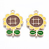 Eco-Friendly Alloy Enamel Pendants LS-X-ENAM-Q437-015-NR-2