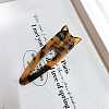 Cat Shape Cellulose Acetate(Resin) Alligator Hair Clips PW-WGA8C03-05-1