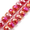 AB Color Plate Glass Beads Strands EGLA-P051-02A-B03-1
