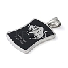304 Stainless Steel Pendants LS-STAS-O008-01D-2