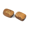 4Pcs 4 Styles Natural Tiger Eye Display Decorations G-F786-02D-06-2
