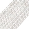Natural Quartz Crystal Round Beads Strands X-G-J303-01-4mm-5