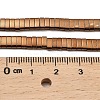 Electroplated Non-magnetic Synthetic Hematite Beads Strands G-G089-A02-11-3
