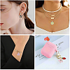 40Pcs 5 Styles Random Color Alloy Enamel Charms ENAM-YW0004-79B-4