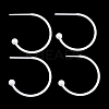 Hypoallergenic Bioceramics Zirconia Ceramic Ring Stud Earrings EJEW-Z023-03B-2