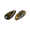 Natural Dragon Veins Agate Pendants G-N0325-16C-3