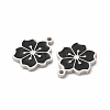 304 Stainless Steel Enamel Charms STAS-F291-06P-01-2