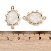 Natural Moonstone Faceted Connector Charms G-K347-07G-03-3