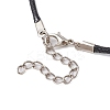 Sea Turtle Synthetic Howlite Pendant Necklaces NJEW-JN05085-5