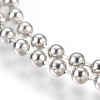Stainless Steel Ball Chain Necklace Making MAK-L019-01E-P-2