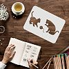 PET Hollow out Drawing Painting Stencils Sets for Kids Teen Boys Girls DIY-WH0172-741-3