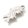201 Stainless Steel Pendants STAS-R136-08P-2