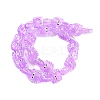 Transparent Glass Beads Strands LAMP-L078-010D-2