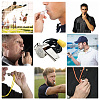Tarnish Resistant 304 Stainless Steel Whistles DIY-WH0344-053-6